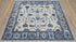 8 x 8 Ft Square Indian Hand Knotted Unique Design Contemporary Wool Area Rug #IndoorRug Home Decor